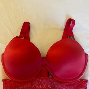 36 DD sexy red bra